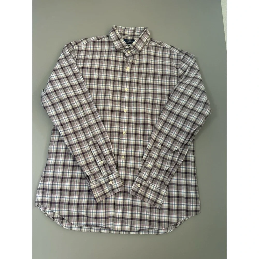 Polo Ralph Lauren Slim Fit Cotton Stretch Shirt XL. N1